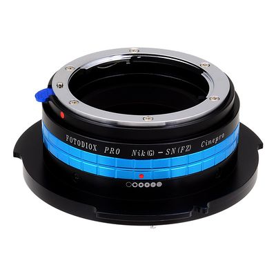 Fotodiox Pro Lens Mount Adapter, Nikon G/DX Mount Lens to Sony FZ Mount Camera Adapter - fits Sony PMW-F3, F5, F55 Digital Cinema Camcorders and has Built-in Lens Aperture Control for Nikon Lenses, NikG-FZ