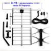 PBD Outdoor Digital HD TV Antenna with High Gain Amplifier 150 Mile Long Range for UHF/VHF, Mounting Pole, 40FT RG6 Coaxial Cable, Easy Installation view 3