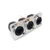 3pcs x RJ45 Waterproof Connector sockets, Ethernet Panel Mount RJ45 Wall Plug Connector view 1