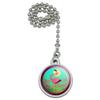 GRAPHICS & MORE Flamingo Palm Trees Tropical Vacation Ceiling Fan and Light Pull Chain view 1