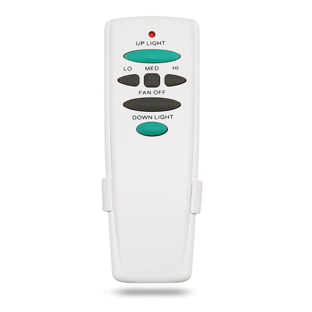 Replacement of Hampton Bay Ceiling Fan Remote Control UC7078T with Up Down Light, L3H2010FANHD Fan-HD Fan-HD6, White