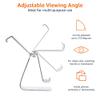 Amazon Basics Adjustable Aluminum Phone Stand for Cell Phones, iPhone and Android, 3.15 x 2.87 x 3.74 inch, Silver view 4