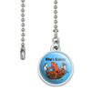 GRAPHICS & MORE What's Kraken Giant Squid Destroying Ship Ceiling Fan and Light Pull Chain view 2