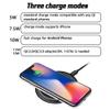 7.5W and 10W Wireless Charger Ultra Slim Fast Charging Pad Compact Power Adapter [Black] [Non-Slip] for AT&T Samsung Galaxy S7 (SM-G930A) - AT&T Samsung Galaxy S7 Edge (SM-G935A) view 2