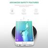 Ultra Slim Wireless Charger 10W Fast Charging Pad Compact Adapter Black for MetroPCS Samsung Galaxy S7 (SM-G930T) - MetroPCS Samsung Galaxy S8 - MetroPCS Samsung Galaxy S9 (G960UZKATMK) view 3