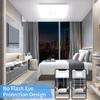 Airand 5000K LED Ceiling Light Flush Mount 24W 12.6in Square LED Ceiling Lamp for Kitchen Bathroom Hallway with 240Pcs LeD Chips Without Flicker, 2050LM, IP44, 80Ra+, 180W Equivalent (Daylight White) view 3