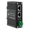E-link Hardened Industrial Gigabit PoE+ Injector, 12~48V Input PoE+ Adapter, IEEE802.3af/at 30W Output up to 328ft, Din-Rail and Wall-Mount Installation view 1
