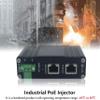 E-link Hardened Industrial Gigabit PoE+ Injector, 12~48V Input PoE+ Adapter, IEEE802.3af/at 30W Output up to 328ft, Din-Rail and Wall-Mount Installation view 3