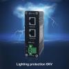 E-link Hardened Industrial Gigabit PoE+ Injector, 12~48V Input PoE+ Adapter, IEEE802.3af/at 30W Output up to 328ft, Din-Rail and Wall-Mount Installation view 4