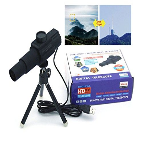51youg 70 2MP Distance 5000M Usb Smart Digital Telescope by Computer Monitor System