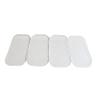 4 Pack Silicone Dash Sticky Pads, Dash Board Mats for Phones, Sunglasses, Keys (Transparent) view 1