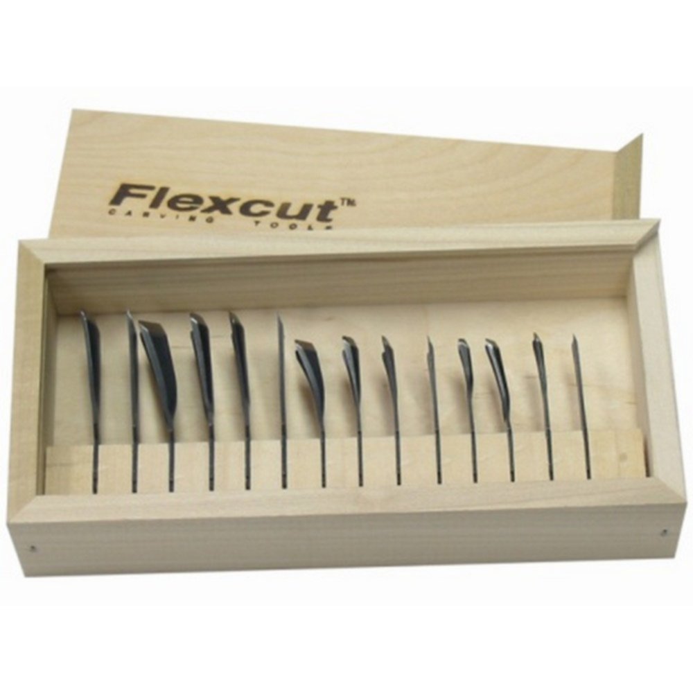 Flexcut RG100 Deluxe Power Gouge Set For Carving Tools Home & Garden