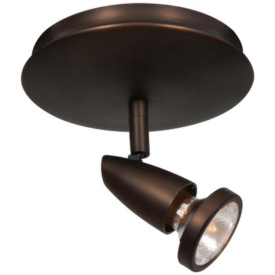 Mirage - 1-Light LED Spotlight Flush Mount - Bronze Finish