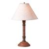 Irvin's Country Tinware Gatlin Lamp in Hartford Pumpkin with Shade view 1