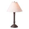 Irvin's Country Tinware Gatlin Lamp in Hartford Black and Red with Shade view 1