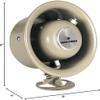 Bogen SPT5A Horn Loudspeaker; 7.5 Watt 70V Paging Speaker; Multi Tap 7.5, 5, 2.5, 1.25, 0.65W; Weather Resistant PA Horn; Commercial Audio Speaker view 2