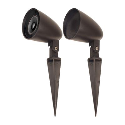 OSD Audio 2.5" Landscape In Ground/Mountable 30W Speaker, Outdoor Weather Resistant Pair, LS2 Bronze (Pair)