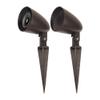 OSD Audio 2.5" Landscape In Ground/Mountable 30W Speaker, Outdoor Weather Resistant Pair, LS2 Bronze (Pair) view 1