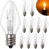 Poweka 15W C7 Light Bulbs Compatible with Scentsy Wax Warmer 10 Pack view 1