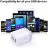 USB Charging Plug, Wall Charger Adapter, Sicodo 3Pack Universal Travel 3.1A view 2