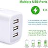 USB Charging Plug, Wall Charger Adapter, Sicodo 3Pack Universal Travel 3.1A view 4