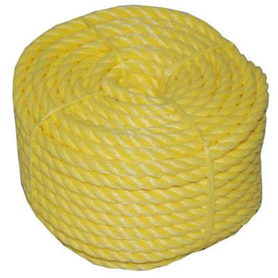 T.W Evans Cordage 31-053 5/8-Inch by 50-Feet Twisted Yellow Polypro Rope Coilette
