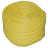 T.W Evans Cordage 31-053 5/8-Inch by 50-Feet Twisted Yellow Polypro Rope Coilette view 1