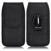 2 Pack Belt Pouch Case for iPhone 8 Plus 7 Plus 6S Plus 6 Plus, miadore Rugged Nylon Horizontal Phone Holster and Vertical Phone Holder with Belt Clip & Loops (Only Fit with Naked Phone or Slim Case) view 3