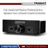Professional Full Balance Passive Active Speaker Dual Channel Volume Controller Audio Device Volume Controller Black view 3