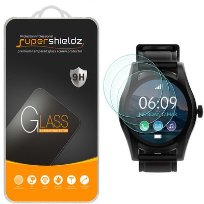 Supershieldz (3 Pack) Designed for BLU X Link (Smartwatch) Tempered Glass Screen Protector, Anti Scratch, Bubble Free