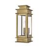 Livex Lighting 2013-01 1-Light Outdoor Wall Lantern, Antique Brass view 1