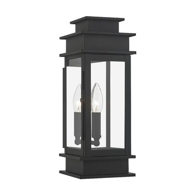 Livex Lighting 2013-04 1-Light Outdoor Wall Lantern, Black