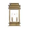 Livex Lighting 2014-01 2-Light Outdoor Wall Lantern, Brass view 3