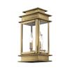 Livex Lighting 2014-01 2-Light Outdoor Wall Lantern, Brass view 4