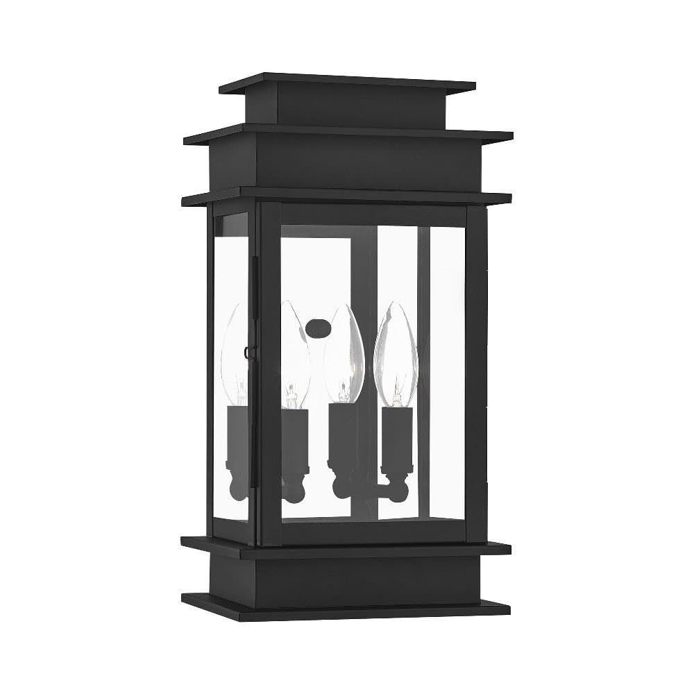 Livex Lighting 2014-04 Princeton 2-Light Wall Sconce, Black