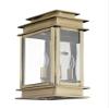 Livex Lighting 2016-01 2-Light Outdoor Wall Lantern, Antique Brass view 2