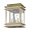 Livex Lighting 2016-01 2-Light Outdoor Wall Lantern, Antique Brass view 4