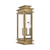 Livex Lighting 2018-01 2-Light Outdoor Wall Lantern, Antique Brass view 4