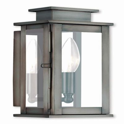 Livex Lighting 20191-29 1-Light Outdoor Wall Lantern, Vintage Pewter