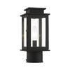 Livex Lighting 20201-04 Lanterm from Princeton 1-Light Fixture, Black view 1