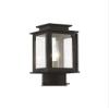 Livex Lighting 20201-04 Lanterm from Princeton 1-Light Fixture, Black view 4