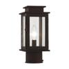 Livex Lighting 20201-07 Princeton 1 Light Bronze Outdoor Post Lantern, 10.50x4.75x4.75 view 1