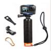 Floating Hand Grip Waterproof Monopod for GoPro Hero 13 12 11 10 9 8 7 6 5 4 3+ Session Black Silver Action Camera Handler & Handle Mount Accessories for Underwater Snorkeling & Water Sports (Orange) view 1