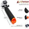 Floating Hand Grip Waterproof Monopod for GoPro Hero 13 12 11 10 9 8 7 6 5 4 3+ Session Black Silver Action Camera Handler & Handle Mount Accessories for Underwater Snorkeling & Water Sports (Orange) view 4
