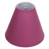 FenchelShades.com 6" Top Diameter x 14" Bottom Diameter x 12" Slant Height Fabric Barrel Lampshade Spider Attachment (Plum) view 1