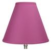 FenchelShades.com 6" Top Diameter x 14" Bottom Diameter x 12" Slant Height Fabric Barrel Lampshade Spider Attachment (Plum) view 2