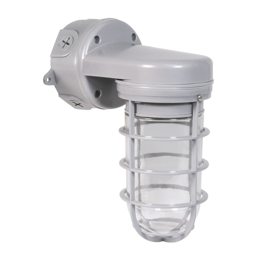 FEIT S10VWM/850/GRY 800 Lumen 5000K LED Vapor Wall Mount