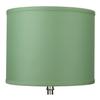 FenchelShades.com 12" Top Diameter x 12" Bottom Diameter 9.5" Height Fabric Drum Lampshade Spider Attachment (Linen Celadon) view 2