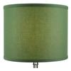 FenchelShades.com 12" Top Diameter x 12" Bottom Diameter 9.5" Height Fabric Drum Lampshade Spider Attachment (Linen Celadon) view 3