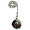 Bad to The Bone Skull Snake Biker Motorcycle Western Ceiling Fan and Light view 1